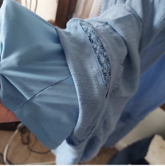 NY Collection Smocked Maxi Dress. - Picture 6 of 7